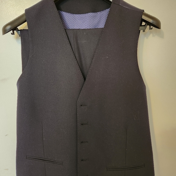 Navy Daniel Hechter Suit 46Tall - Picture 5 of 5